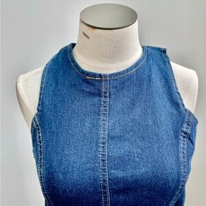 SHEIN Blue Stretch Denim Women's Dress